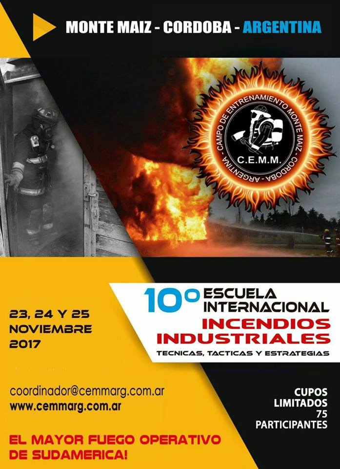 10º Escuela de Incendios Industriales en el CEMM