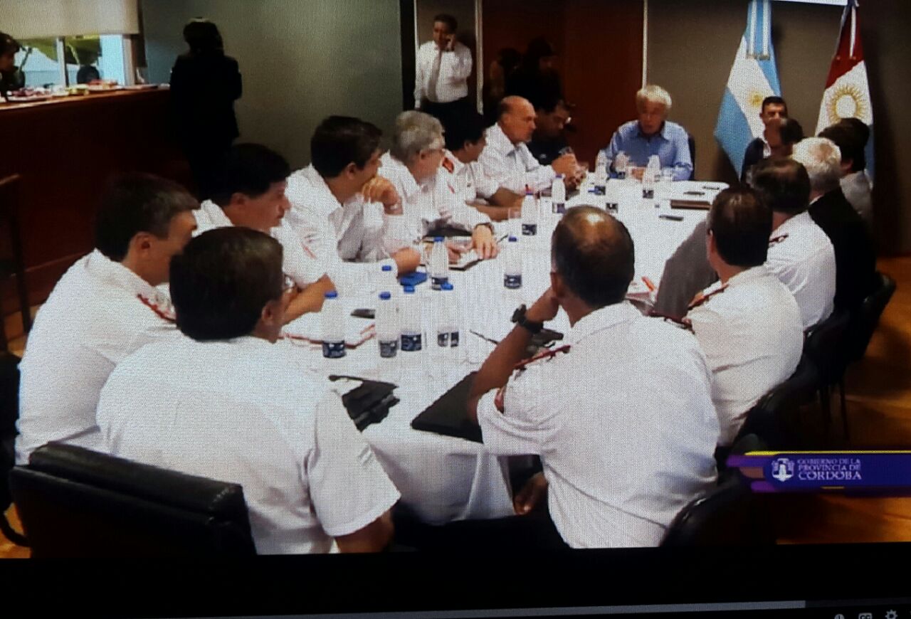 Autoridades de Federación y CCP se reunieron con el Gobernador José Manuel de la Sota