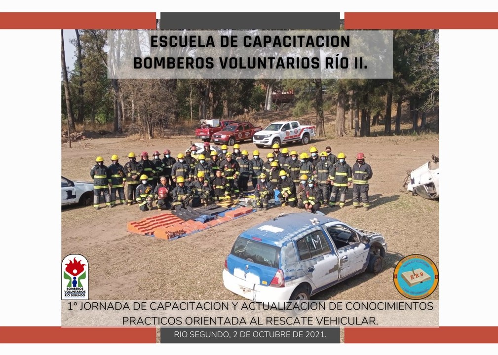 Escuela de Capacitación Río II: 1° Jornada Regional de Rescate Vehicular