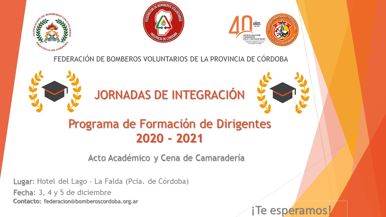 Programa de Formación de Dirigentes: Jornadas de Integración 2020-2021