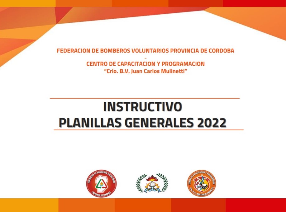 Instructivo y Habilitación de Planillas Generales 2022