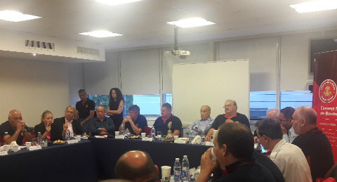 Autoridades Federativas en la 1° Reunión de HCD del Consejo Nacional