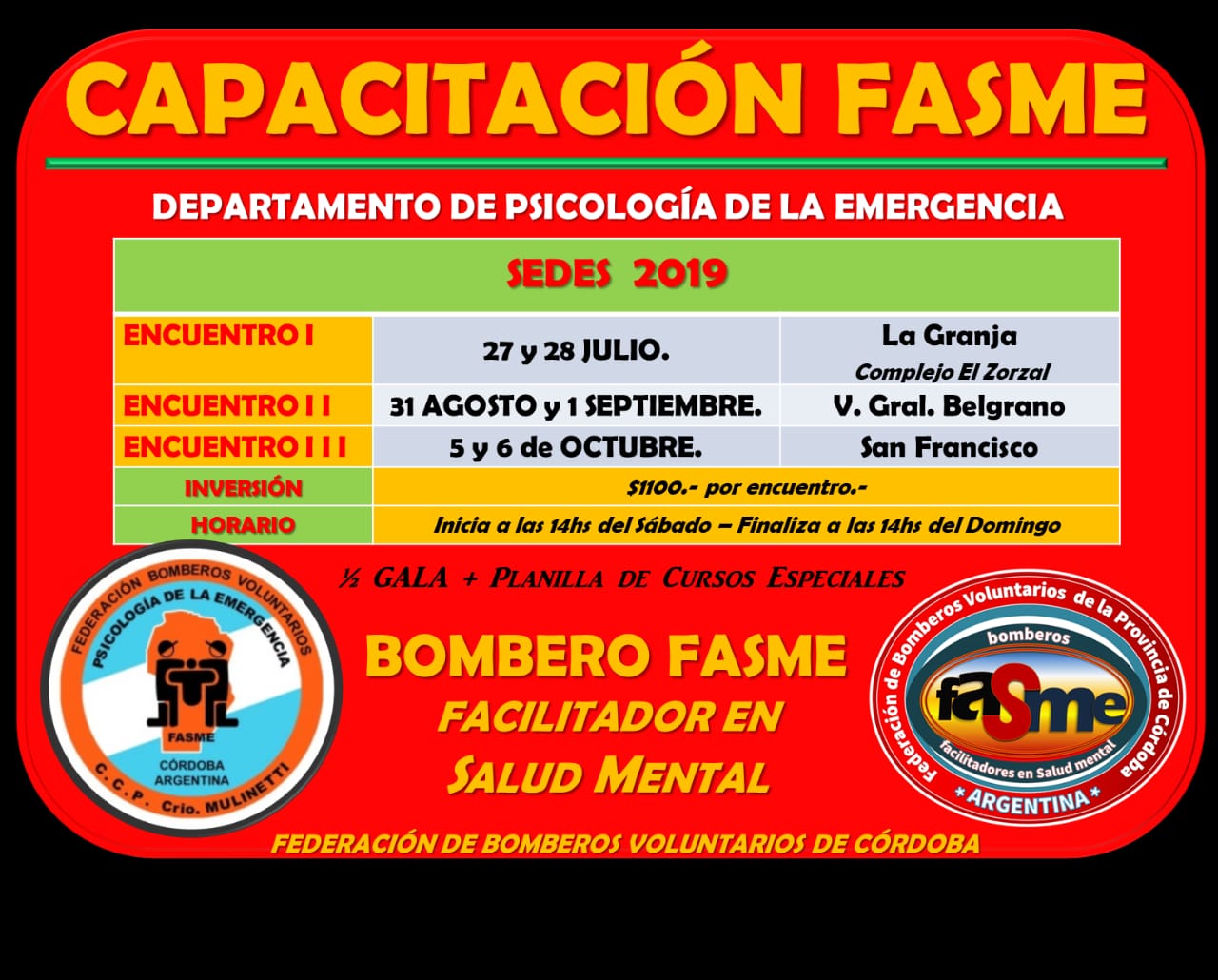Capacitación FASME - Nuevo material de Estudio: Salud Mental en la Emergencia