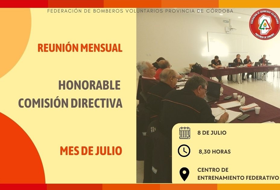 Reunión Mensual de Honorable Comisión Directiva FBVPC