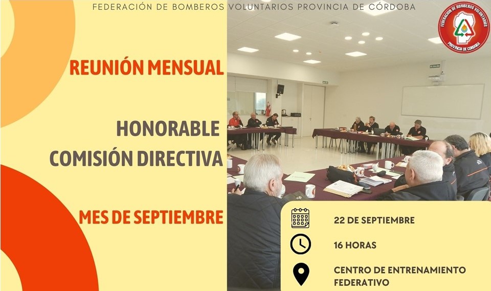 Mes de Septiembre: Reunión de Honorable Comisión Directiva