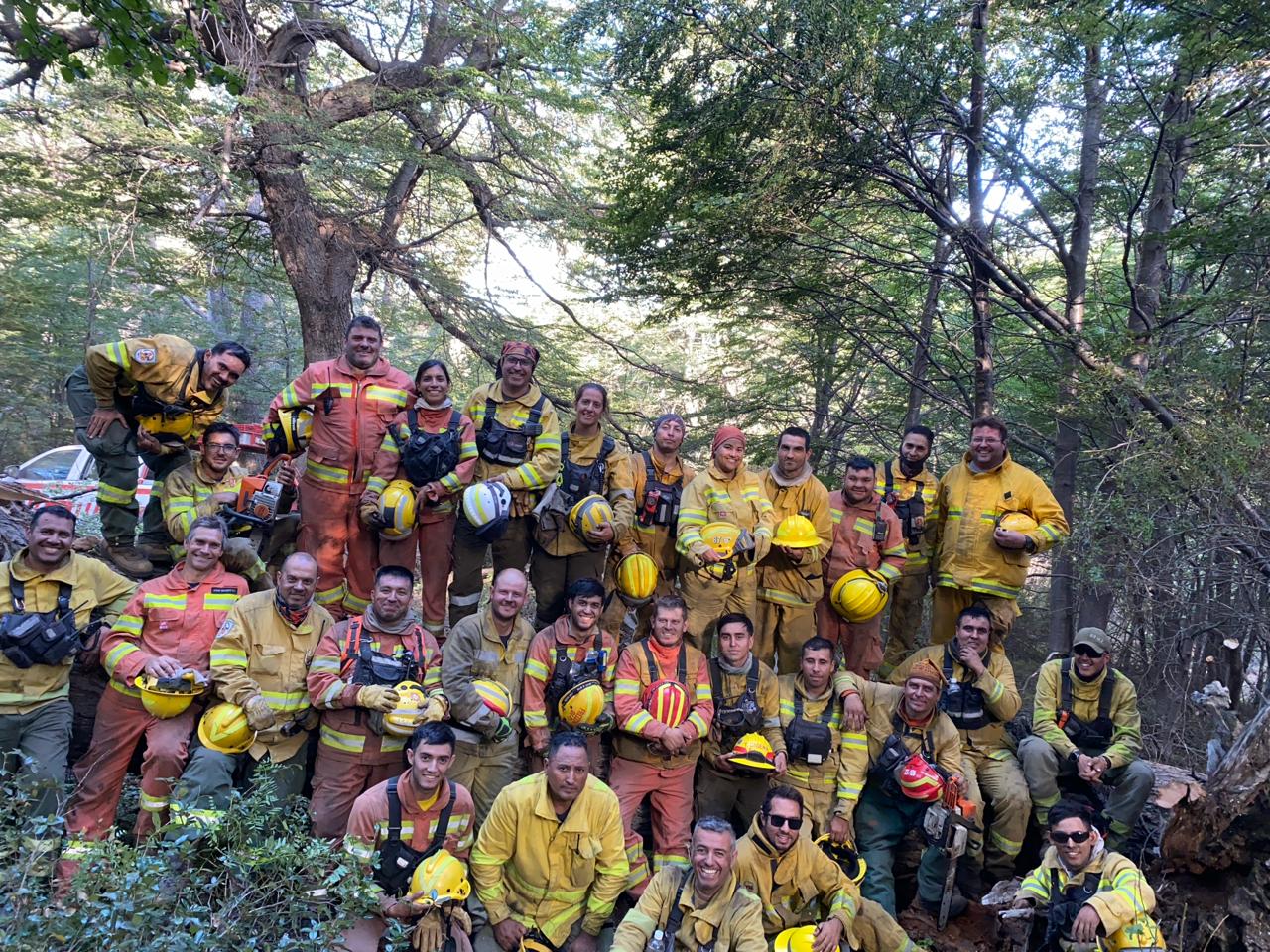 Representantes Federativos finalizaron tareas en el incendio de Los Alerces