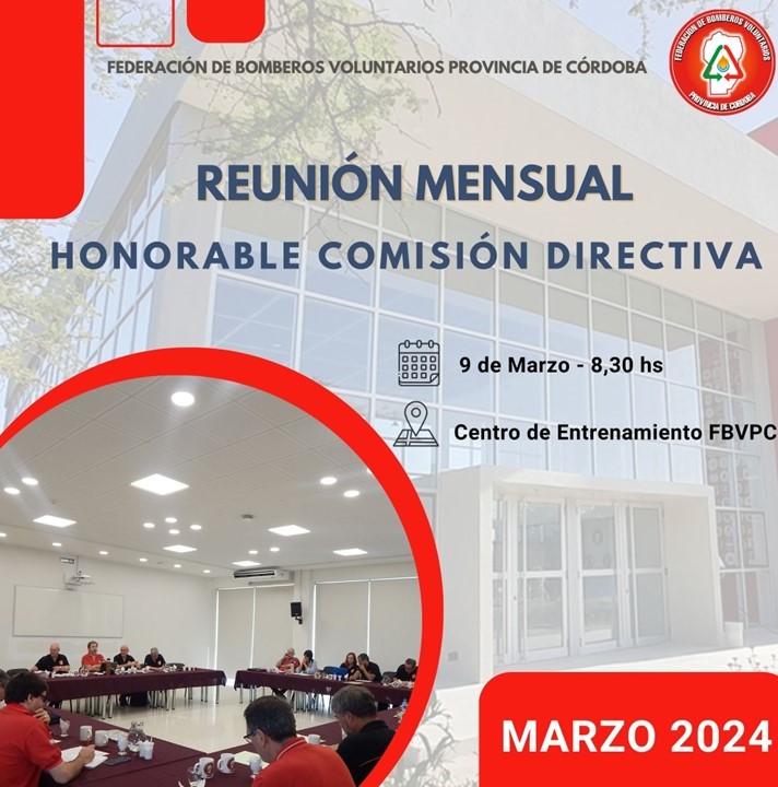 Marzo: Reunión Mensual de Honorable Comisión Directiva